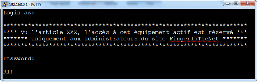 Authentifiez-vous via le protocole SSH