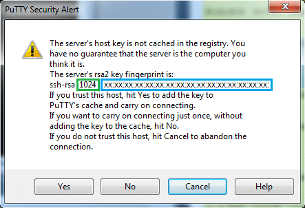 SSH - Accepter la clé RSA